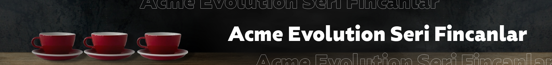 Acme Evolution Seri Fincanlar